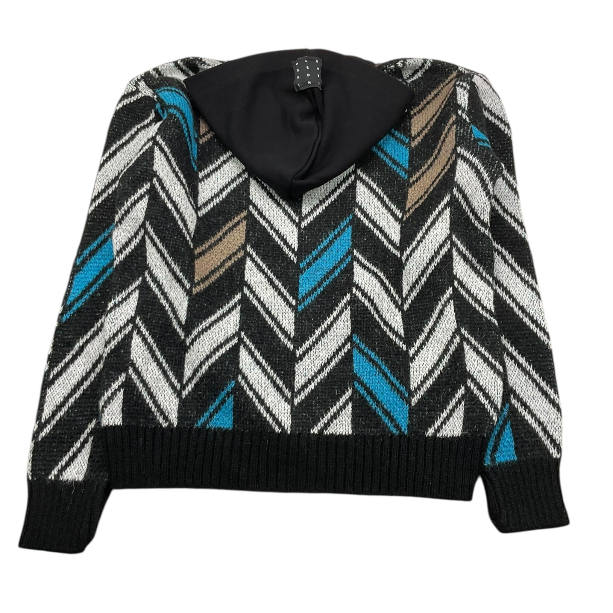 DANIELE ALESSANDRINI cardigan tinta unita con fantasia astratta Nero per Bambino 1231W1460 NERO DANIELE ALESSANDRINI 