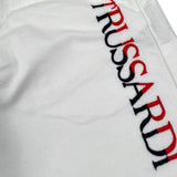 Trussardi Pantalone Tinta Unita con Stampa per Bambino TIP24055PAB BIANCO TRUSSARDI 