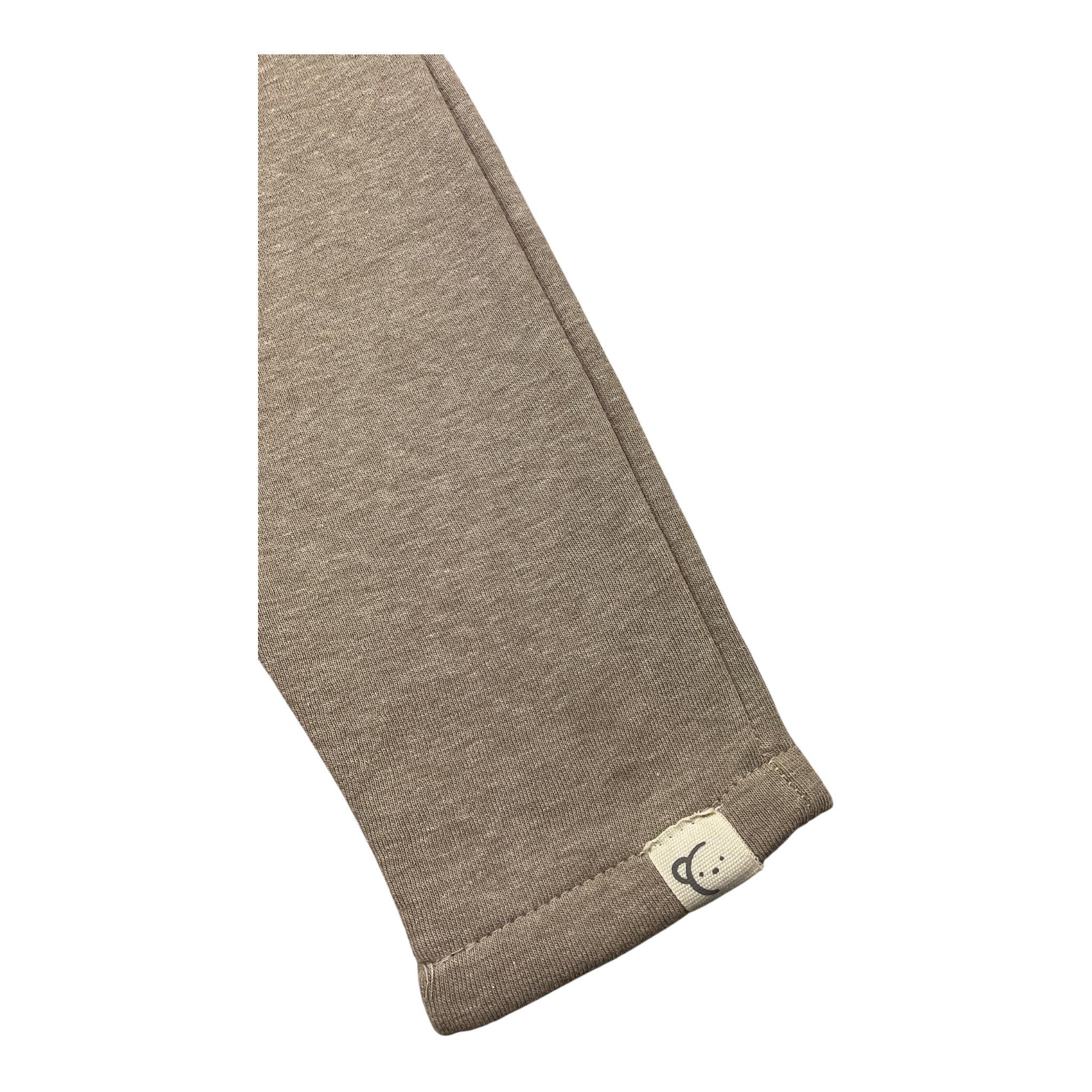 CALAMARO salopette tinta unita con logo Beige per Neonato 32466 BEIGE CALAMARO 