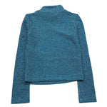 MARC ELLIS shirt girocollo tinta unita glitterata Azzurro per Bambina JMJTS00201 AZZURRO MARC ELLIS 