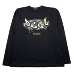 DISCLAIMER shirt girocollo tinta unita con stampa logo Nero per Bambino 24IDK58249 NERO DISCLAIMER 