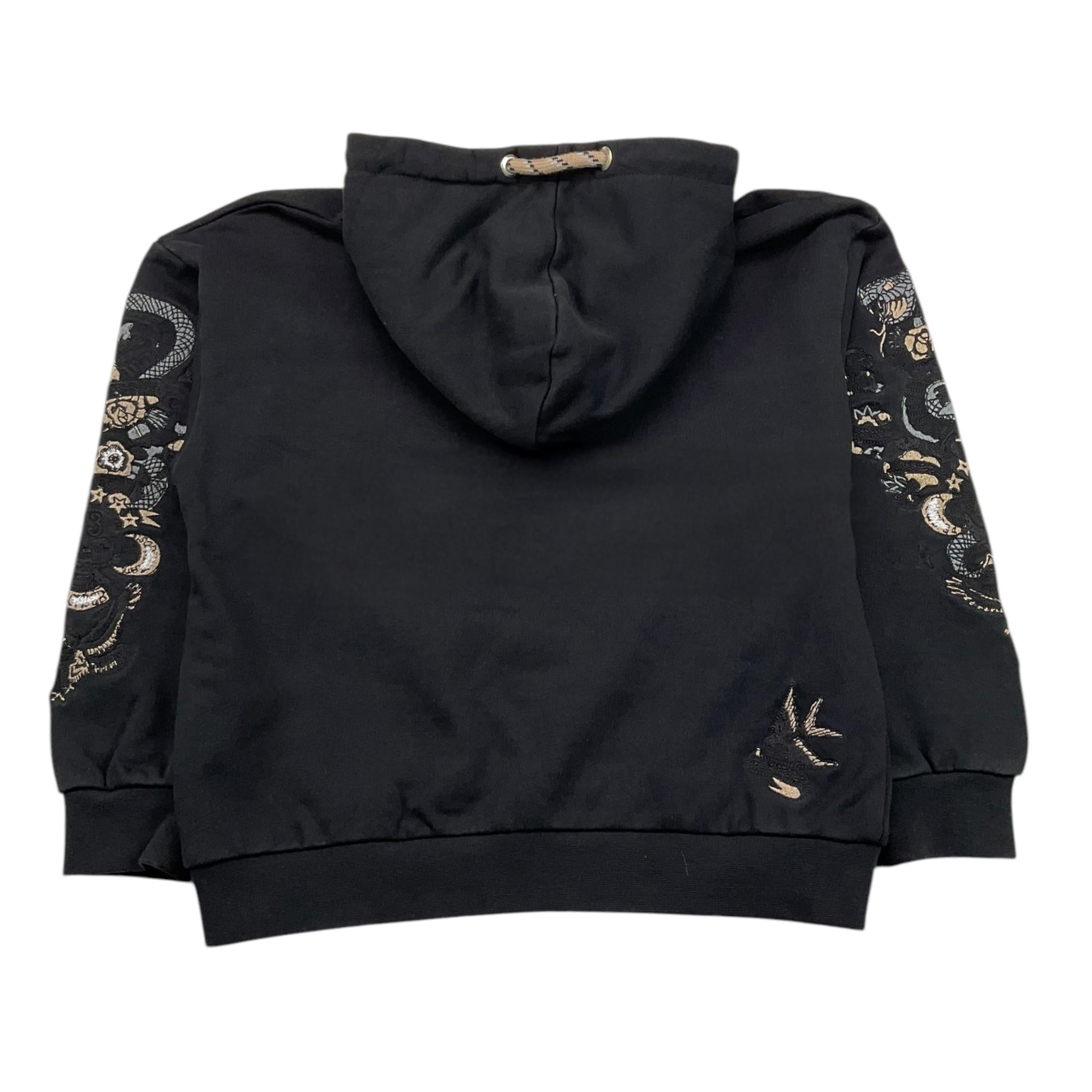 JOHN RICHMOND felpa chiusa con cappuccio tinta unita Nero per Bambina RBA25142FE NERO JOHN RICHMOND 