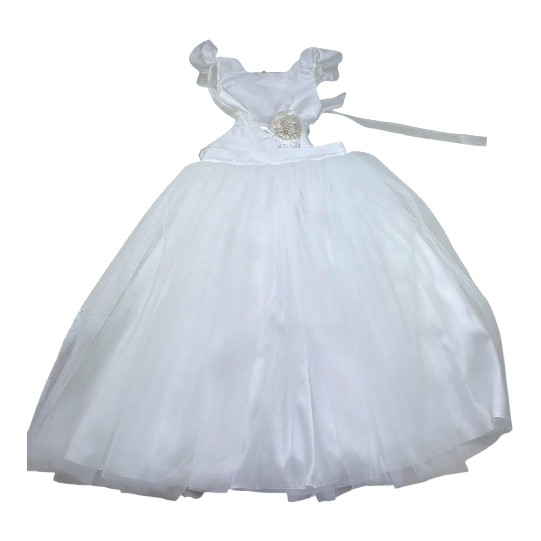 Isabel Couture Completo Cerimonia 2 Pezzi Gonna-Top per Bambina 25C446S BIANCO ISABEL COUTURE 