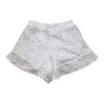 Twinset Completo Top-Short Tinta Unita Traforato per Bambina 251GJ2QR7 BIANCO TWINSET 