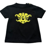 John Richmond T-Shirt Girocollo Tinta Unita con Stampa per Neonato RIP26072TS NERO JOHN RICHMOND 