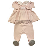 PETIT completo 2 pezzi shirt-ghettina tinta unita Rosa per Neonata S7416308 ROSA PETIT 