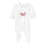 Mayoral Tutina Manica Lunga Tinta Unita con Applicazione per Neonata TUNM BIANCO MAYORAL 