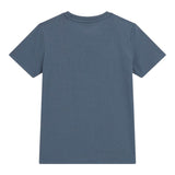 Guess T-Shirt Girocollo Tinta Unita con Stampa per Neonato N5RI19K8HM4N AZZURRO GUESS 