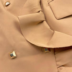 HATE LOVE abito tinta unita modello giacca Beige per Bambina OJDR00488 BEIGE HATE LOVE 