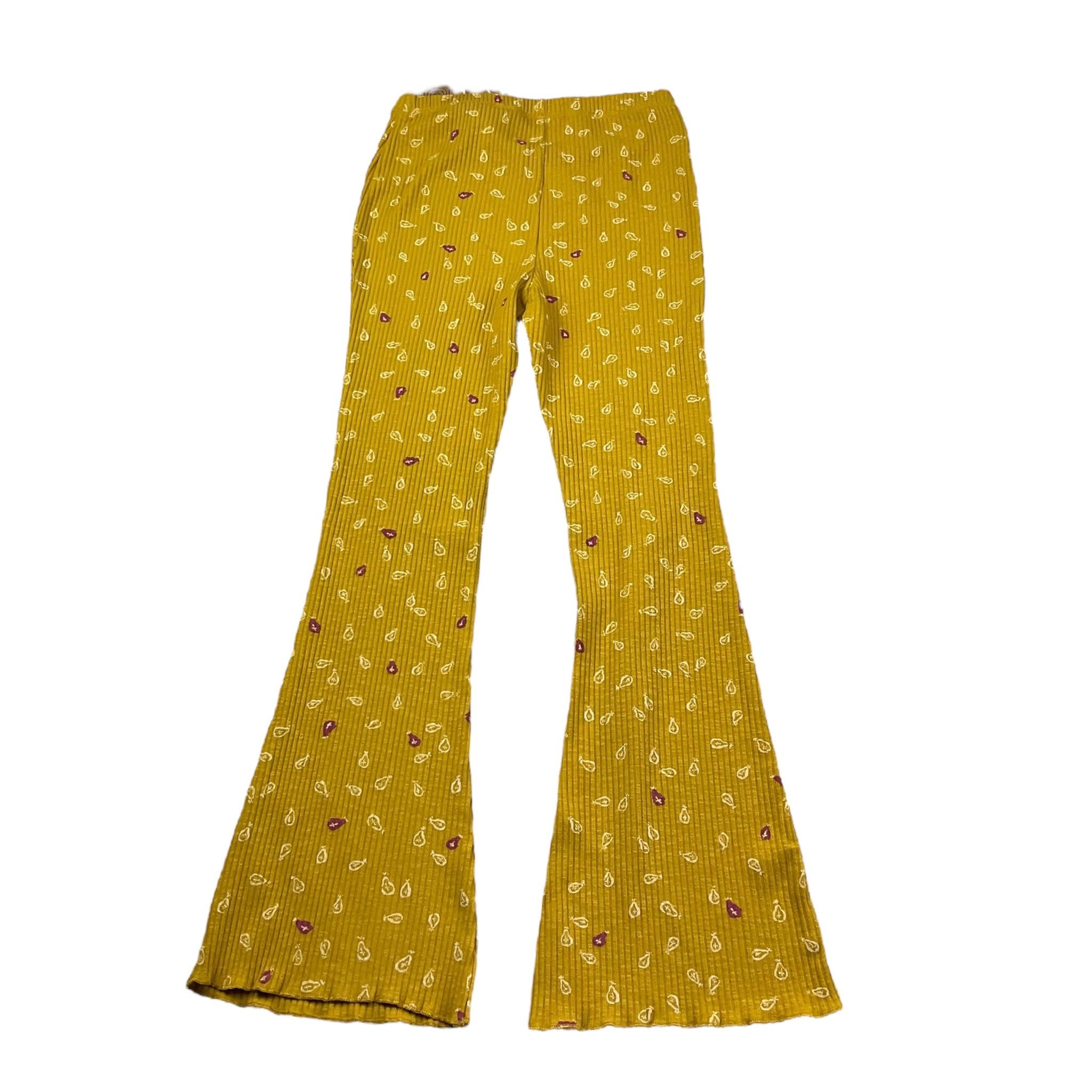 Play Up Leggins Tinta Unita con Stampa per Bambina PA044AQ11651 GIALLO PLAY UP 