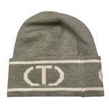 TWINSET cappello tinta unita con logo Grigio per Bambina 242GJ501D GRIGIO TWINSET 
