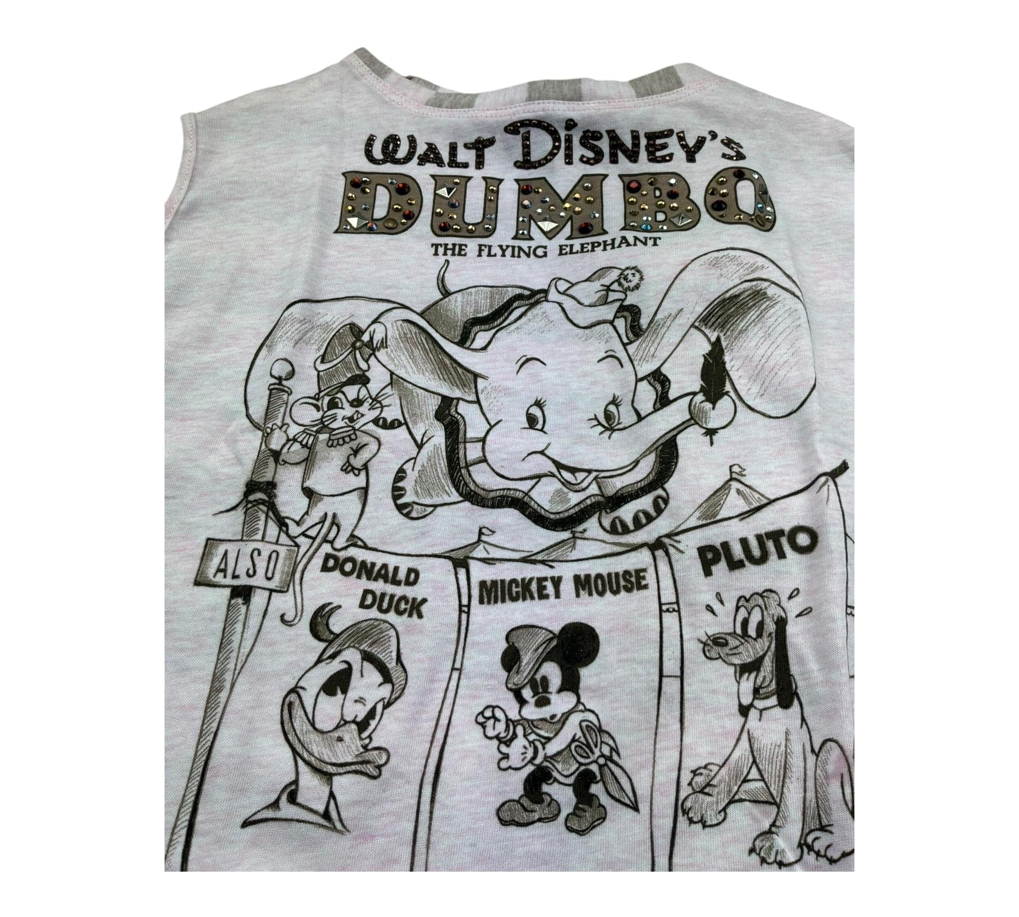 Monnalisa Canotta Tinta Unita Fantasia A Righe per Bambina 113622PN ROSA MONNALISA 