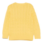 Ralph Lauren Maglia Girocollo Tinta Unita con Logo per Neonato 322702674073N GIALLO RALPH LAUREN 