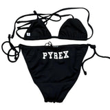 Pyrex Costume 2 Pezzi Triangolo-Mutandina Nero per Bambina 028284 NERO PYREX 