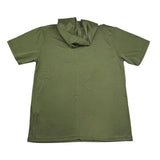 Paolo Pecora T-Shirt Tinta Unita con Cappuccio per Bambino PP4063 VERDE PAOLO PECORA 