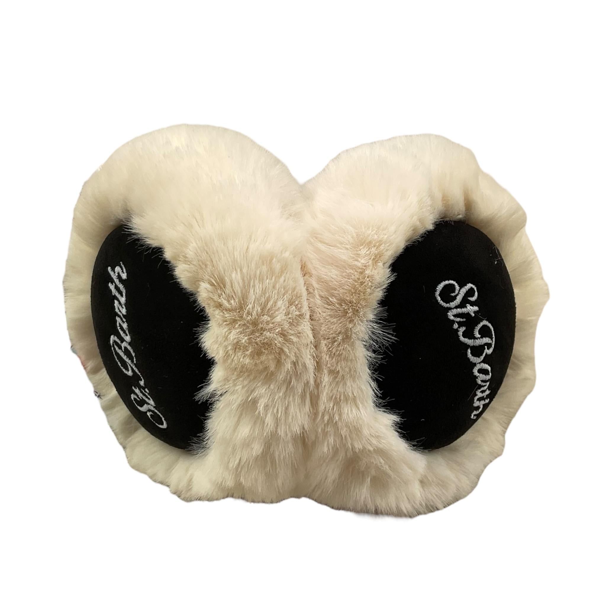 SAINT BARTH cuffie tinta unita wireless Panna/nero per Bambina EARMUFFS PANNA/NERO SAINT BARTH 