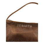 SAINT BARTH borsa tinta unita con strass Marrone per Bambina STRASSY MARRONE SAINT BARTH 