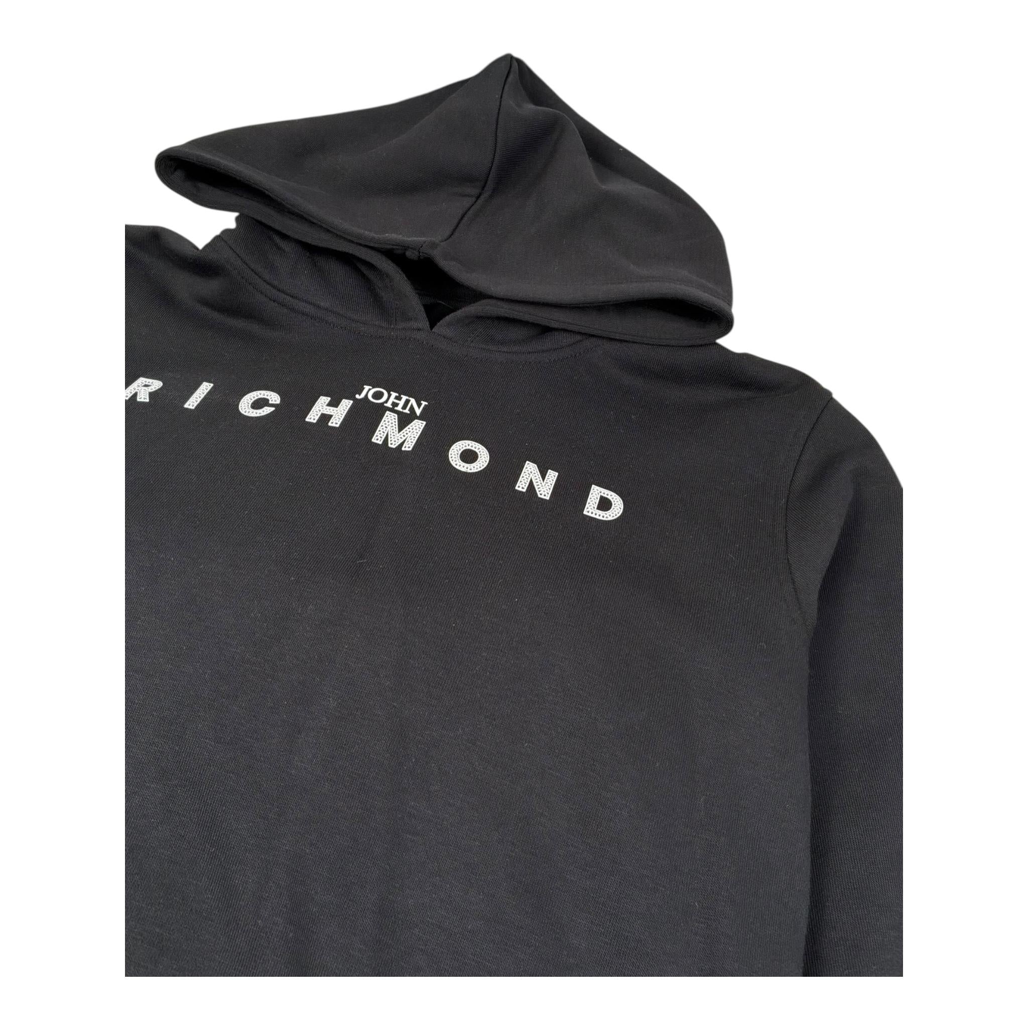 John Richmond Completo 2 Pezzi Felpa-Pantalone Tinta Unita per Bambino RGP26013CF NERO JOHN RICHMOND 