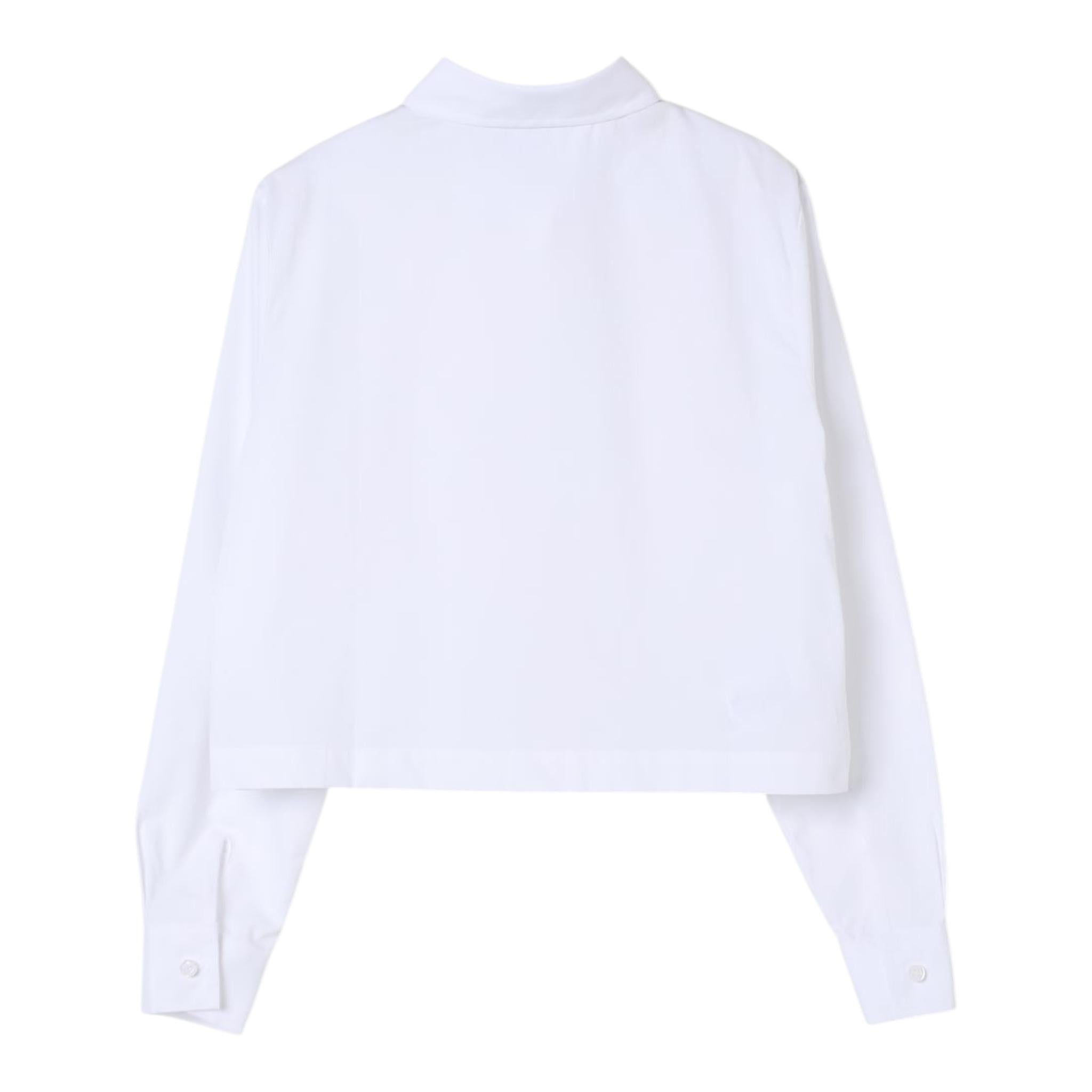 Aspesi Camicia Tinta Unita per Bambina S25035CLC0068 BIANCO ASPESI 