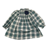 PICCOLA LUDO abito tinta unita con fantasia quadri Bianco per Neonata BS9WB034N BIANCO PICCOLA LUDO 