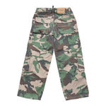 I'M BRIAN jeans tinta unita con girovita regolabile fantasia militare Verde per Bambino PA3077J VERDE I'M BRIAN 