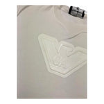 Emporio Armani T-Shirt Girocollo Tinta Unita con Logo per Bambino EB000170 PANNA EMPORIO ARMANI 