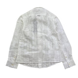 Antony Morato Camicia Tinta Unita con Fantasia Manica Lunga per Bambino MKSL002622 BIANCO ANTONY MORATO 