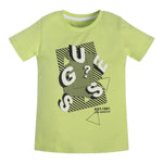 Guess T-Shirt Girocollo Tinta Unita con Stampa per Neonato N3RI16K8HM0 VERDE GUESS 