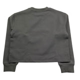 Calvin Klein Felpa Chiusa Girocollo Tinta Unita con Logo per Bambina IG0IG02482 GRIGIO CALVIN KLEIN 