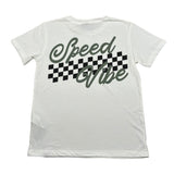 Please T-Shirt Girocollo Tinta Unita con Stampa per Bambino MBF2030B72X BIANCO PLEASE 