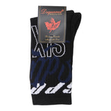 Dsquared2 Calzini Tinta Unita Con Logo Nero Per Bambino