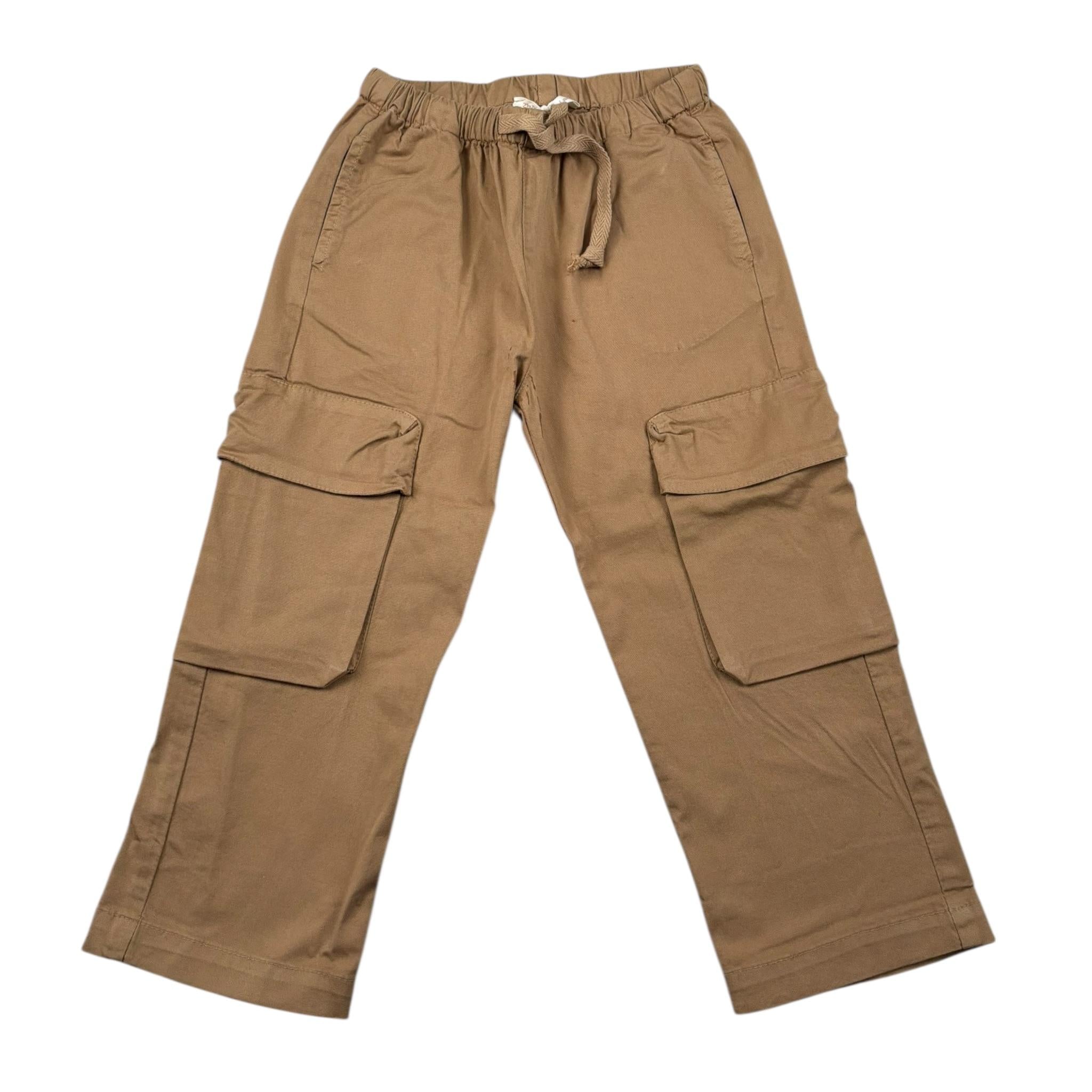 Zhoe & Tobiah Pantalone Tinta Unita con Elastico In Vita per Bambino J&P11MJ BEIGE ZHOE & TOBIAH 