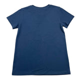 TRUSSARDI t-shirt girocollo tinta unita con stampa in contrasto Blu per Bambino TGA25023 BLU TRUSSARDI 