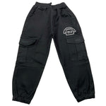 ICEBERG pantalone tinta unita con tasconi ed elastico in vita Nero per Bambino PTICE5301JXX NERO ICEBERG 