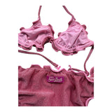 Saint Barth Costume 2 Pezzi Triangolo-Mutandina Lurex per Bambina CRIS001 ROSA SAINT BARTH 