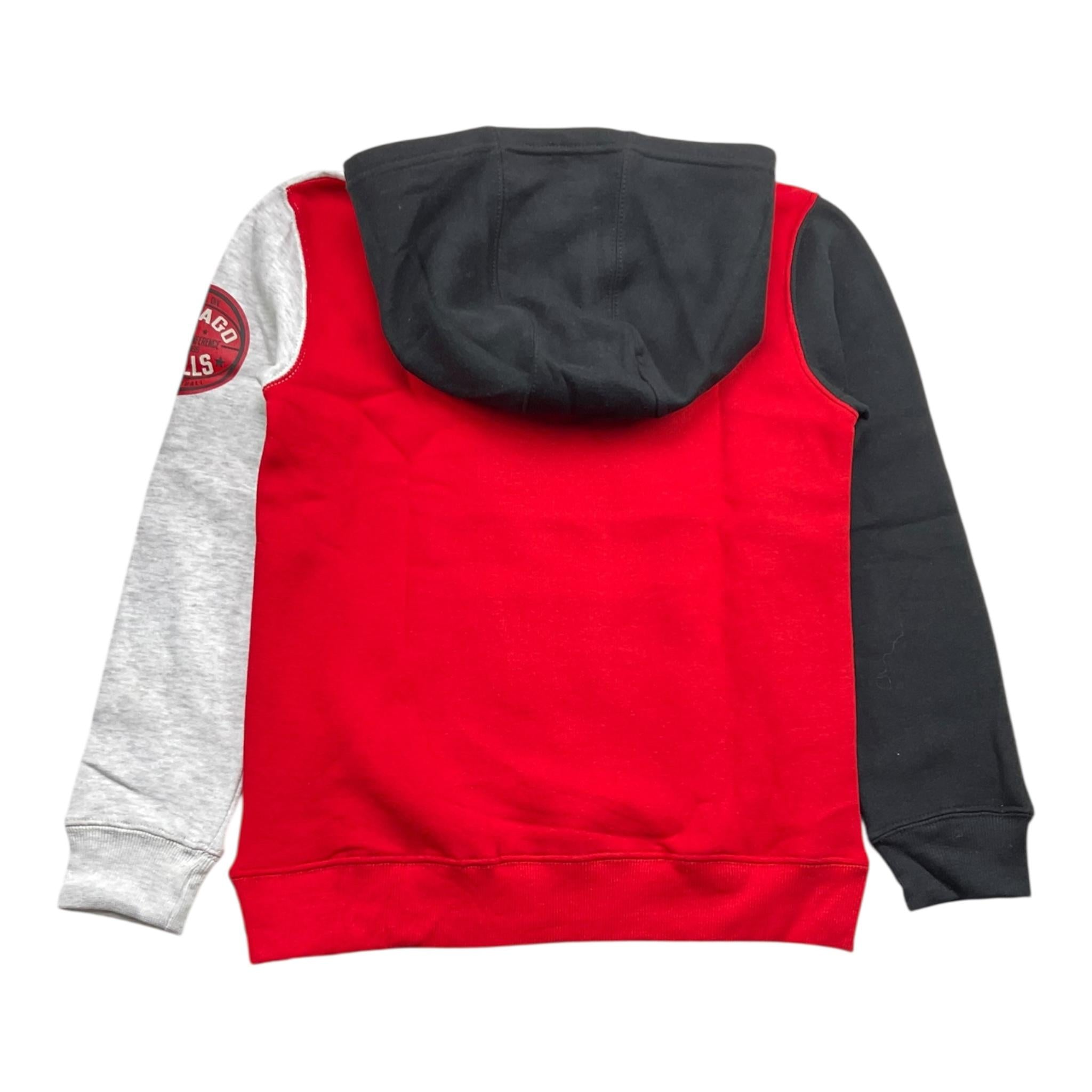 NBA felpa tricolore con stampa e cappuccio Rosso per Bambino EK2B7FHCWW ROSSO NBA 