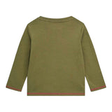 GUESS shirt girocollo tinta unita con stampa Verde per Neonata N4YI18K8HM4N VERDE GUESS 