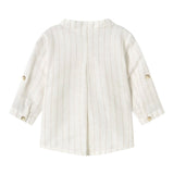 Mayoral Camicia tinta unita con Fantasia A Righe Panna per Neonato 11033X PANNA MAYORAL 