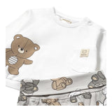 Mayoral Completo 2 Pezzi Shirt-Ghettina per Neonato 1559 BIANCO/BEIGE MAYORAL 
