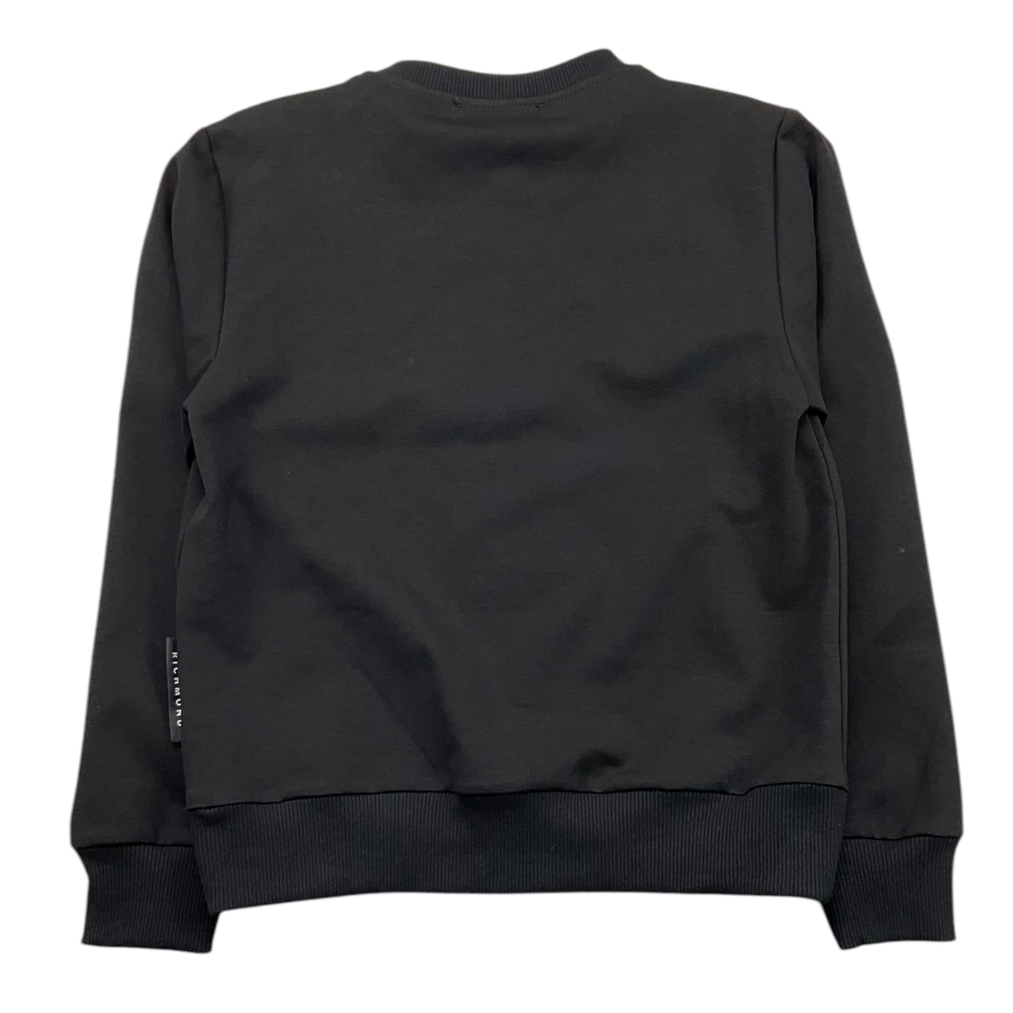 JOHN RICHMOND felpa chiusa girocollo tinta unita brillantinato Nero per Bambina RGA25188FE NERO JOHN RICHMOND 