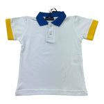 Manuel & Frank Polo Mezza Manica Tinta Unita con Colletto In Contrasto per Neonato MF7338BN BIANCO MANUEL & FRANK 