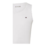 Tommy Hilfiger Canotta Tinta Unita con Ricami per Bambina KG0KG08588 BIANCO TOMMY HILFIGER 