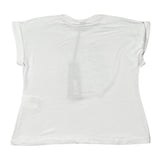 Naice Canotta Tinta Unita con Stampa per Bambina 27143 BIANCO NAICE 