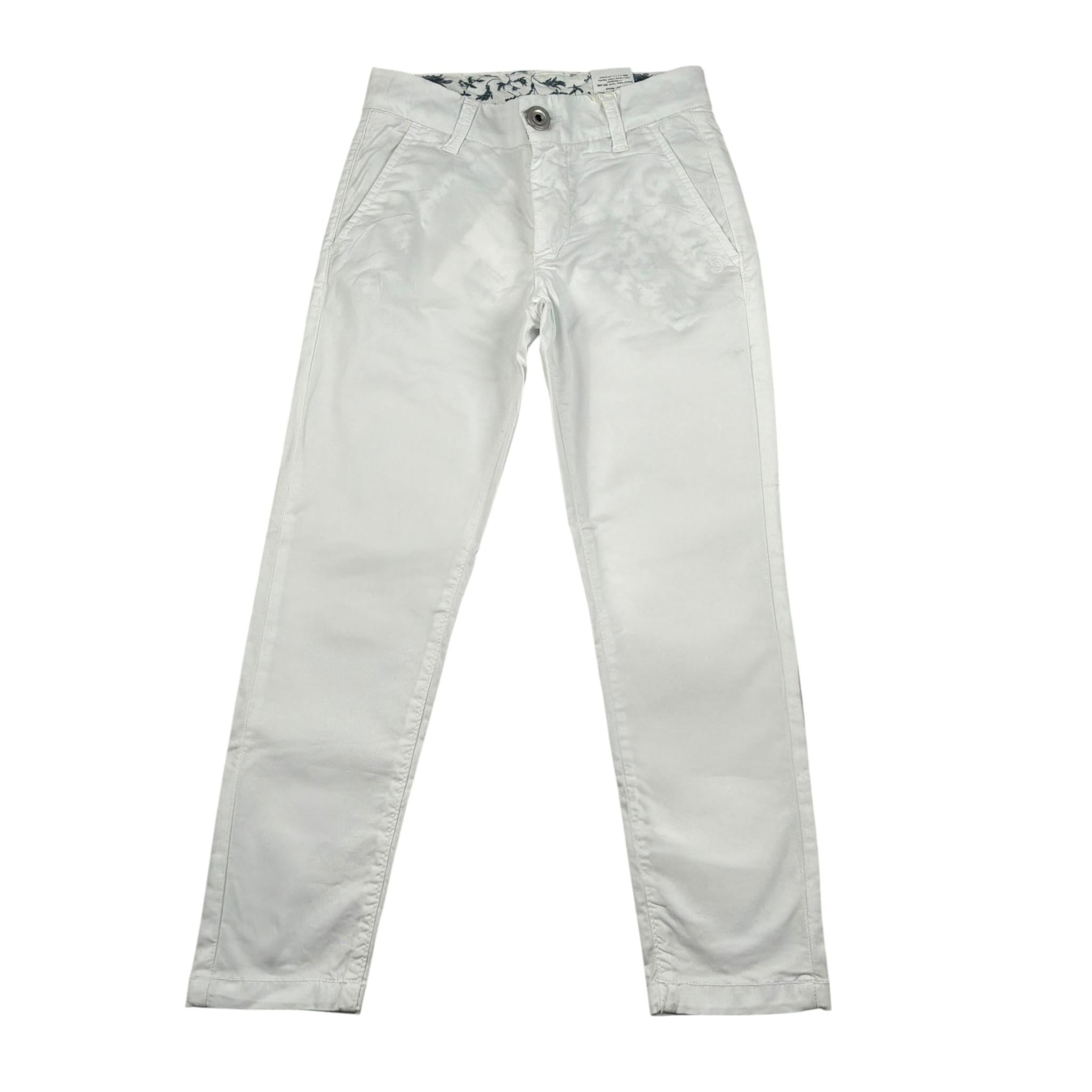 Siviglia Pantalone Tinta Unita con Tasche America per Bambino SVJPT17234 BIANCO SIVIGLIA 