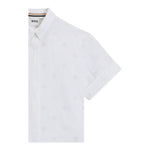 Boss Camicia Mezza Manica Tinta Unita per Bambino J52006 BIANCO BOSS 