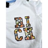 John Richmond Completo 2 Pezzi T-Shirt-Bermuda Bicolore per Neonata RIP25050CJX BIANCO/NERO JOHN RICHMOND 