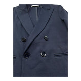 Paolo Pecora Giacca Tinta Unita Doppiopetto  per Bambino PP4198 BLU PAOLO PECORA 