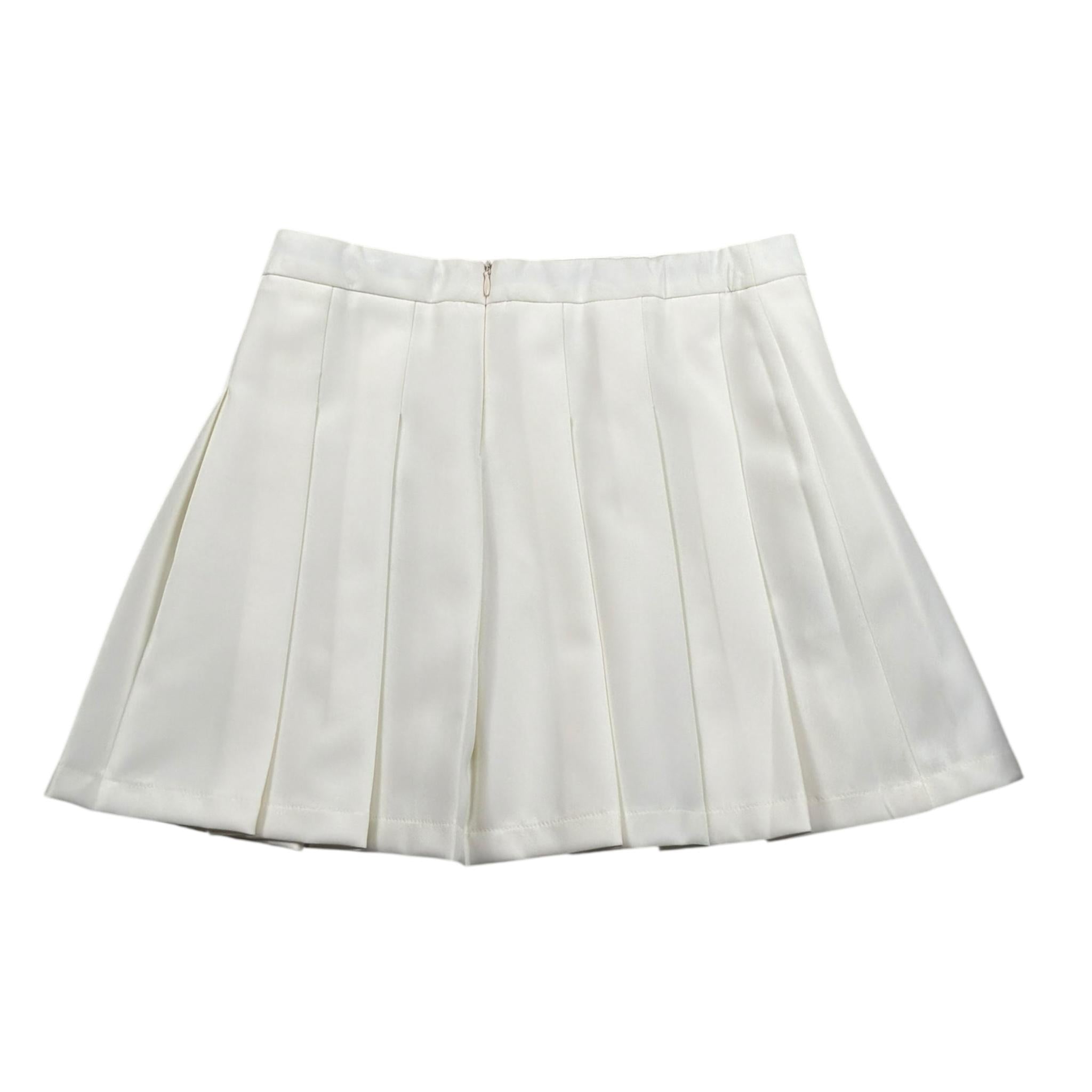 Hinnominate Gonna Tinta Unita con Girovita Regolabile per Bambina 3646G00105 PANNA HINNOMINATE 