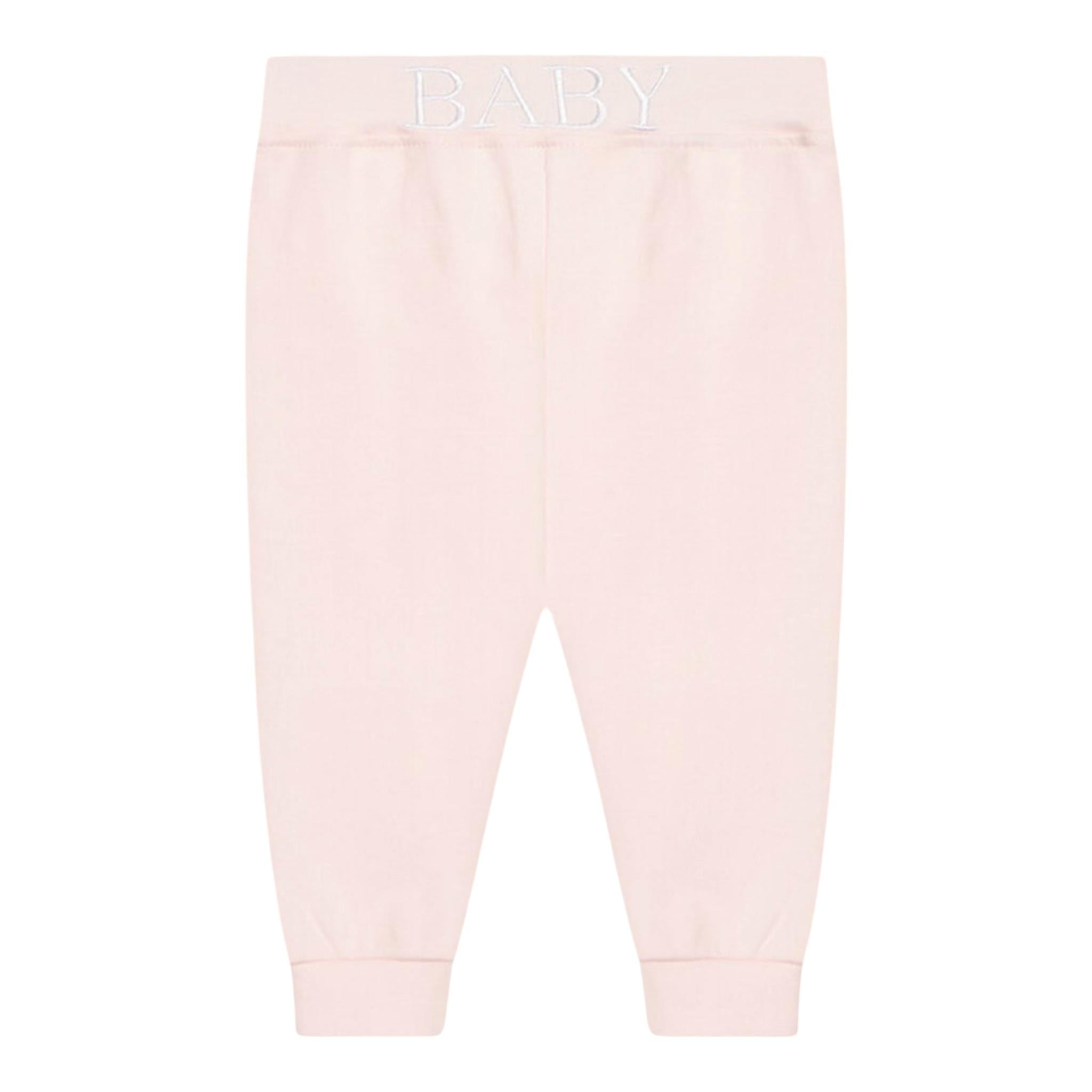 Guess Completo 2 Pezzi Body-Pantalone Tinta Unita per Neonata H2RW03J1311 ROSA GUESS 