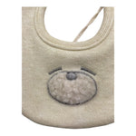 NANAN bavetta tinta unita con stampa Panna per Neonato I203041P PANNA NANAN 